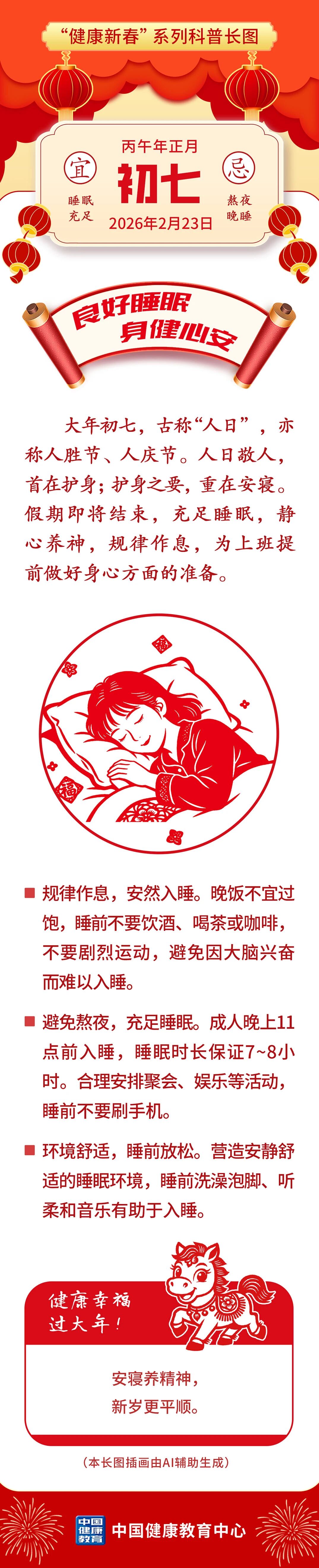 良好睡眠，身健心安丨健康幸福过大年